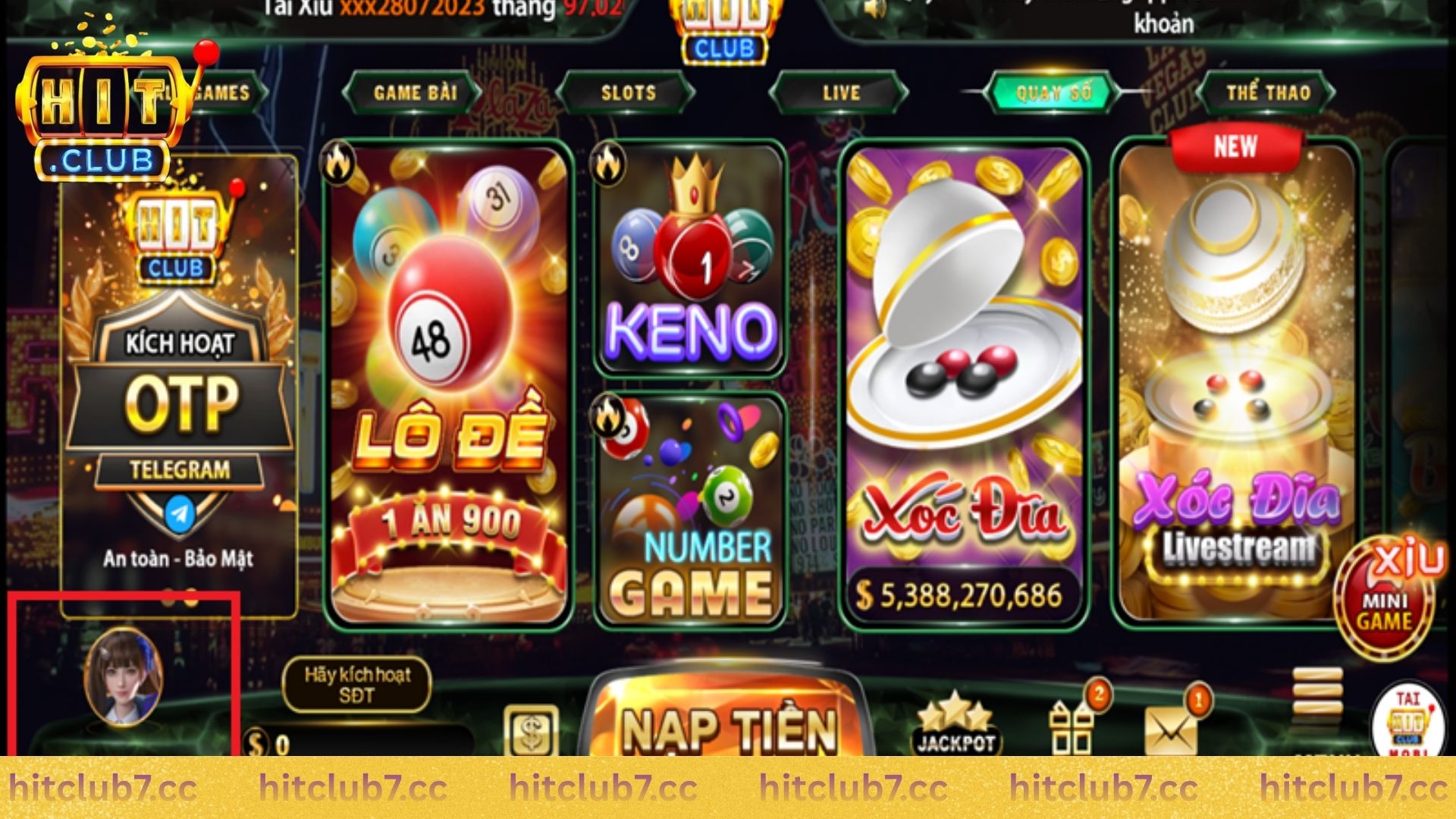 Hướng dẫn thành viên kích hoạt SĐT Hit Club